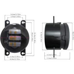 Car Fog Light for Land Rover Discovery 4 LR4 SUV (2010–2013) – Front Bumper Daytime Running Light with Fog Covers – Right Side