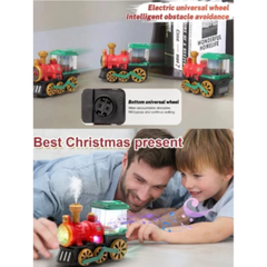 Spray Train – Multicolour Remote Control Electric Train Toy with Steam Mist, Lights & Sound (Rechargeable, Ages 3+)