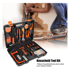 50-Piece Multifunction Home Tool Set with Durable Storage Case – DIY & Home Repair Kit