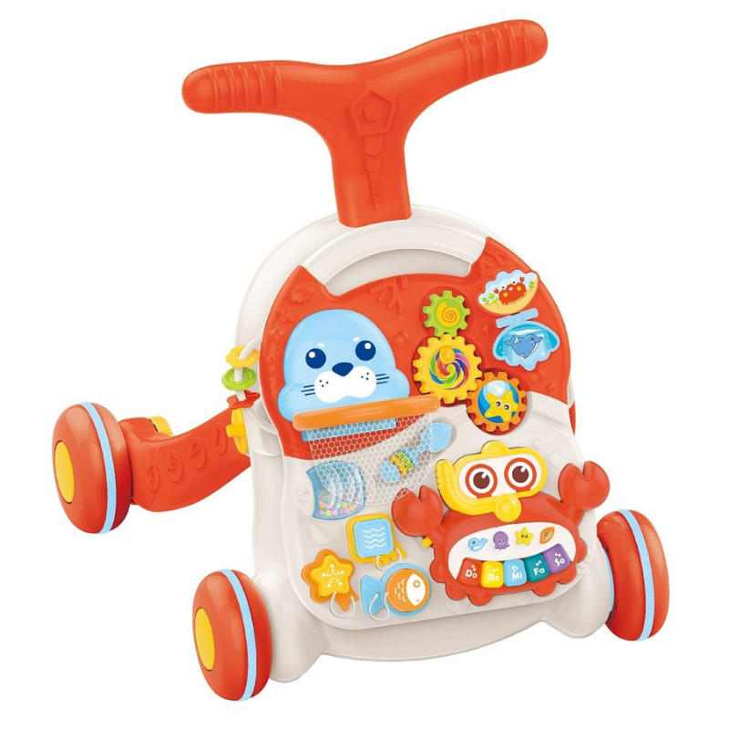 2-in-1 Baby Music Walker & Activity Table – Learning, Walking & Fun for Infants & Toddlers