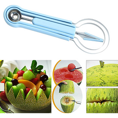 4-in-1 Fruit Carving Tool Set YD451475 – Double-Headed Melon Baller, Scooper & Garnish Knife for Fruit & Vegetable Prep