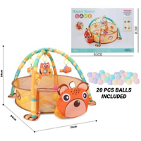 3-in-1 Happy Space Baby Play Gym with Balls – Fun, Learning, and Comfort for Babies (6M+)