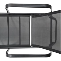 Outdoor Adjustable Mesh Sun Lounger – Durable Steel Frame Patio Recliner