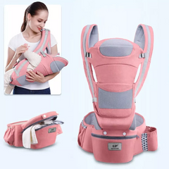 Multifunctional Baby Carrier & Hipseat – 3-in-1 Front & Back Carrier for Infants 0-48 Months