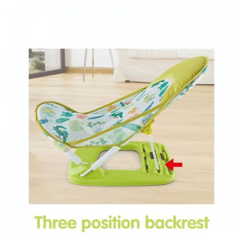 Foldable Baby Bather for Newborns (0-6 Months) | 3-Position Recline, Soft Mesh Support & Adjustable Design