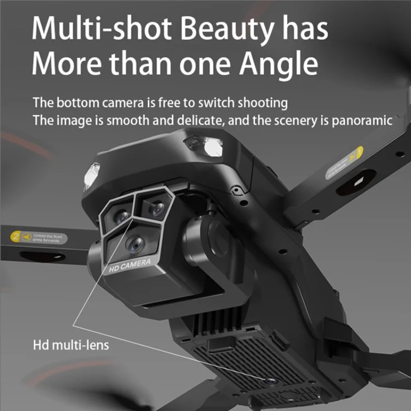 P20 4K GPS Drone with Laser Obstacle Avoidance – Brushless Quadcopter with Dual Batteries, 50x Zoom, and HD Aerial Camera