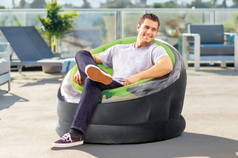 Empire Inflatable Bag Chair – Stylish, Lightweight & Comfortable | Perfect for Home, Dorm, Garden & Beach
