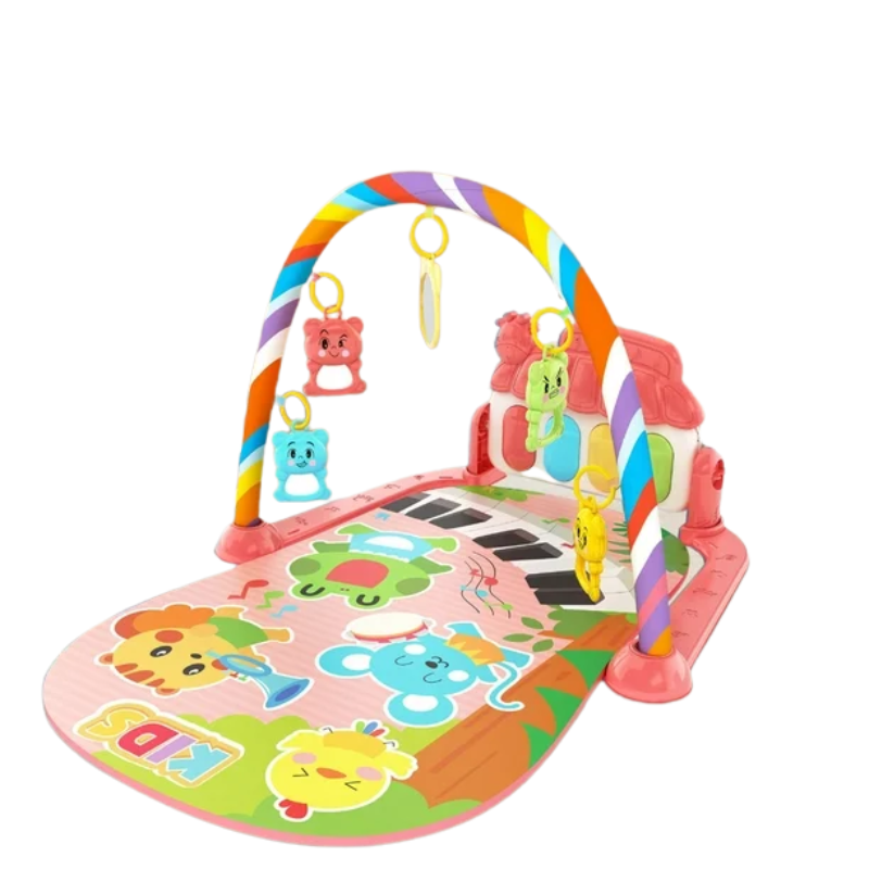 Glow & Grow Kick & Play Baby Piano Gym – Musical Activity Playmat for Newborns 0+ Months | Soft, Removable & Multi-Sensory Developmental Toy