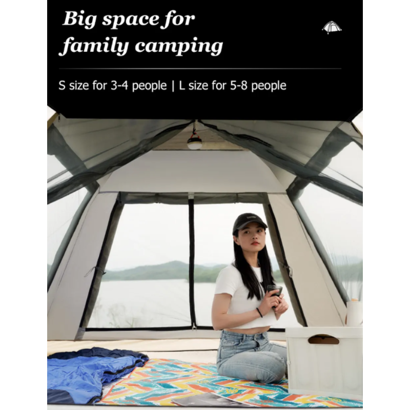 Pop Up Family Outdoor Camping Dome Tent – Waterproof, UV-Resistant, Easy Setup, Lightweight & Durable