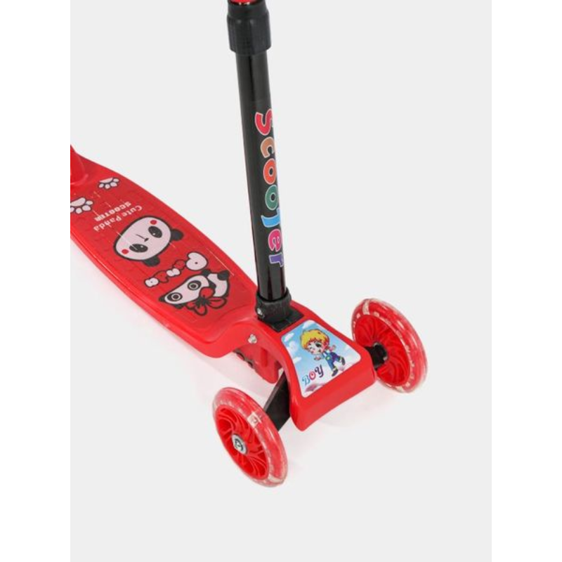 Folding Kids Scooter Tricycle Ride Toys with Flashing Light Wheels