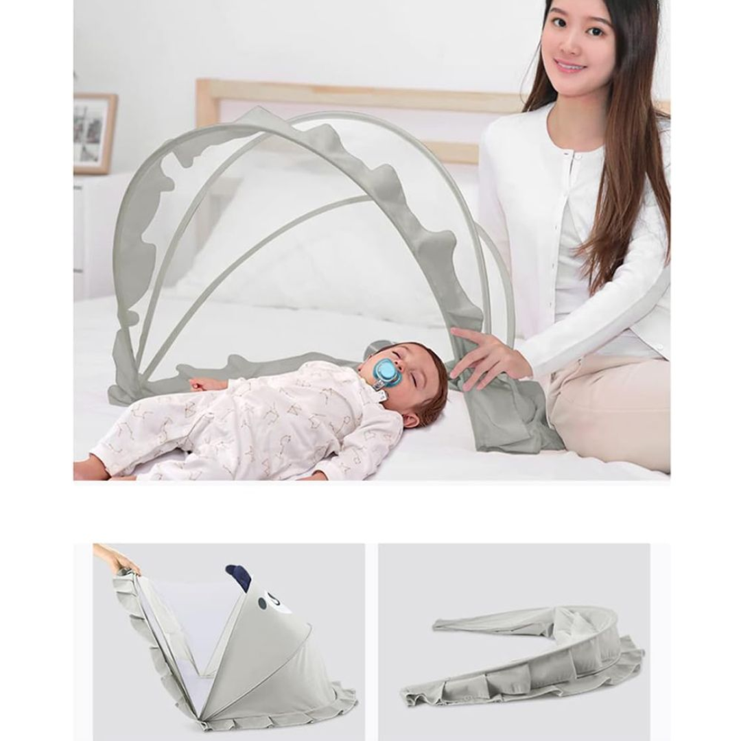 Baby Foldable Breathable Pop-Up Mosquito Netted Tent (130cm)