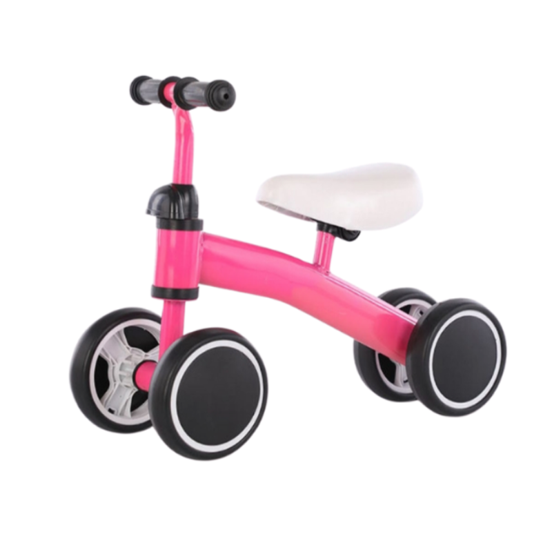 Adventure’s 4-Wheel Walker Bike for Toddlers – No Pedals, Lightweight Carbon Steel Frame