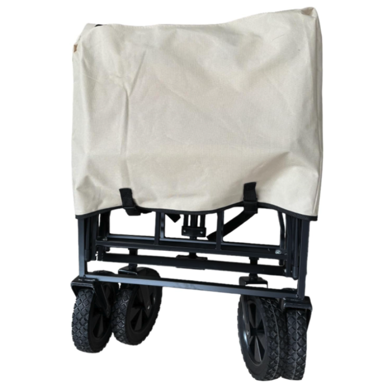 Collapsible Heavy Duty Outdoor Camping Storage Trolley – Folding Utility Wagon for Camping, Beach, Sports & More