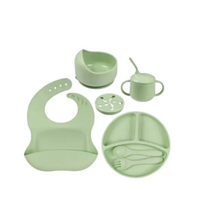 5 Pieces Silicone Baby Feeding Set – Safe, Durable, and Convenient for Every Mealtime