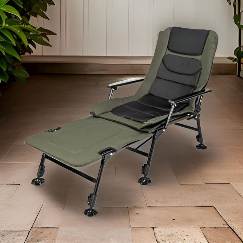 Portable Foldable Camping Chair/Bed – Multi-Use, Lightweight & Durable