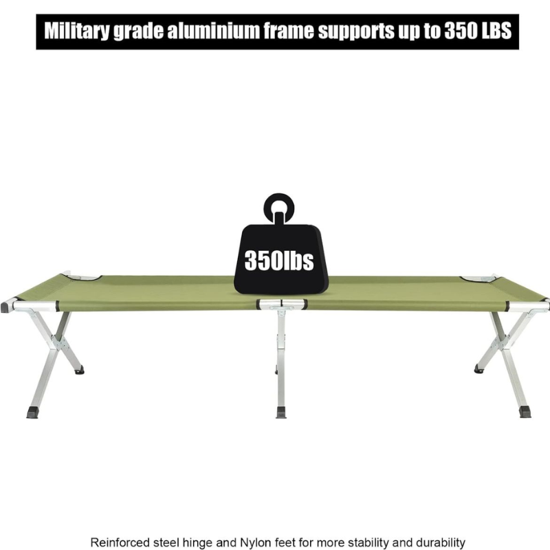 Portable Folding Camping Bed for Adults – Durable, Lightweight & Easy to Carry