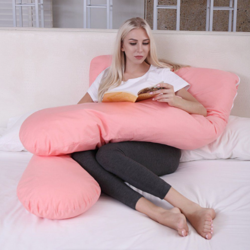 51'' U-Shaped Pregnancy Pillow - Ultimate Comfort & Support for Maternity Needs