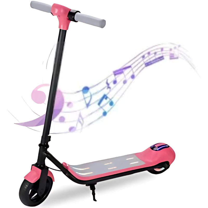 Electric Bluetooth-Enabled Water-Resistant Ride-On Scooter