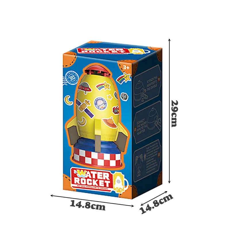 Water Rocket Sprinkler – Fun Rotating Water Play for Kids (No Batteries Required)