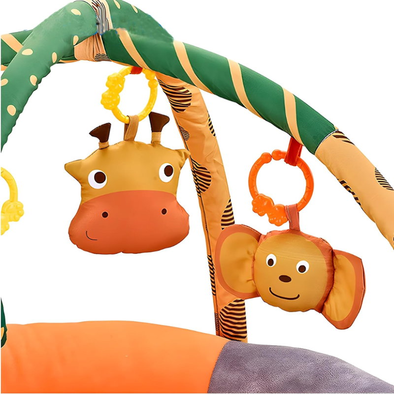 Baby Round Activity Play Mat Gym - Soft, Colorful, and Fun for Newborns & Beyond
