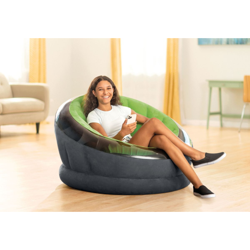 Empire Inflatable Bag Chair – Stylish, Lightweight & Comfortable | Perfect for Home, Dorm, Garden & Beach