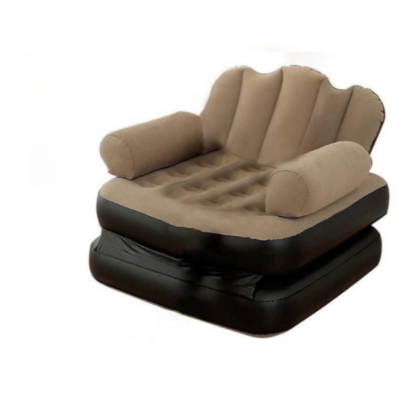 Multifunctional Single Size Inflatable Sofa with Air Pump – Ergonomic, Durable & Easy to Clean