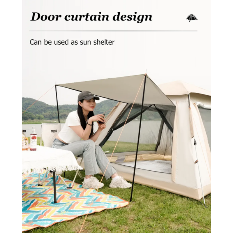 Pop Up Family Outdoor Camping Dome Tent – Waterproof, UV-Resistant, Easy Setup, Lightweight & Durable