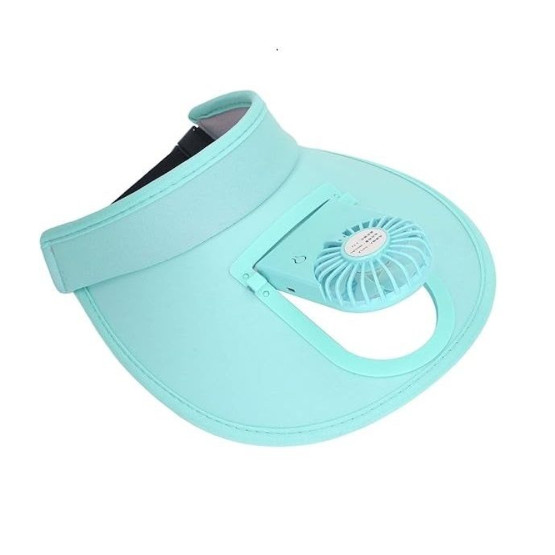 Breathable USB Rechargeable Summer Fan Cooling Cap – Stay Cool & Sun-Protected