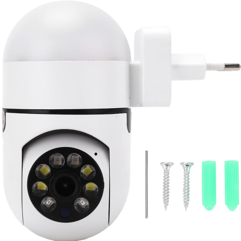 WiFi Outdoor Security Camera 2MP | 2-Way Audio, Night Vision, Auto Tracking, IP66 Waterproof