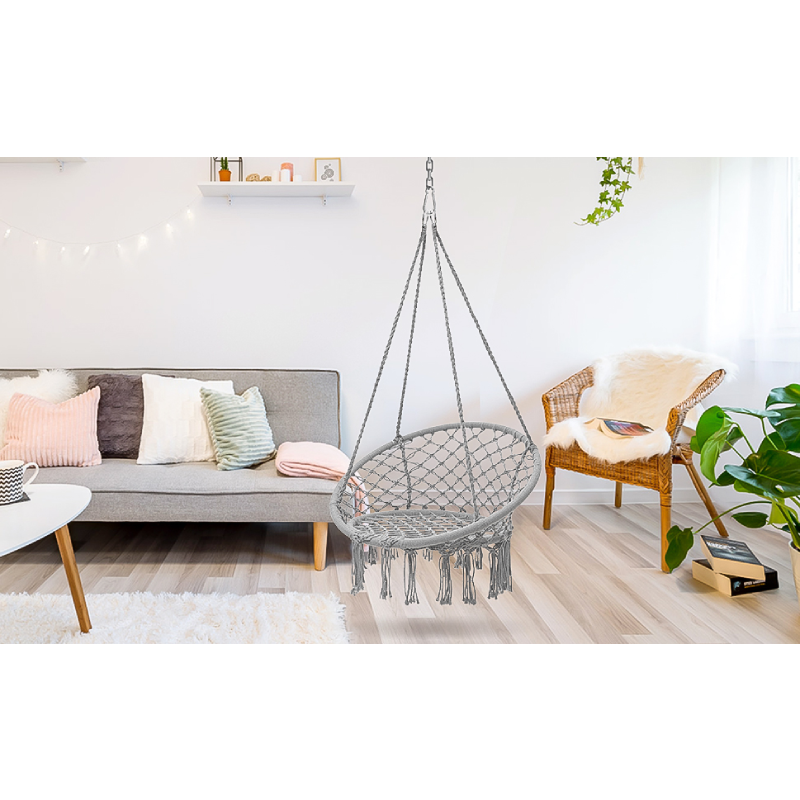 Hanging Hammock Chair – Stylish & Comfortable Indoor/Outdoor Swing Seat