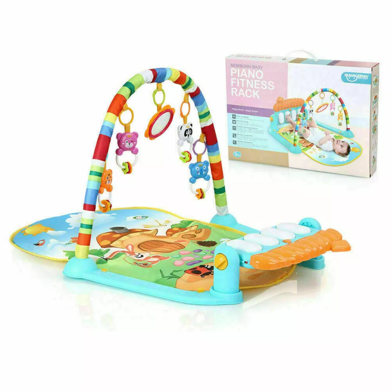 Baby Play Gym Piano Fitness Rack Mat - Perfect for Early Development