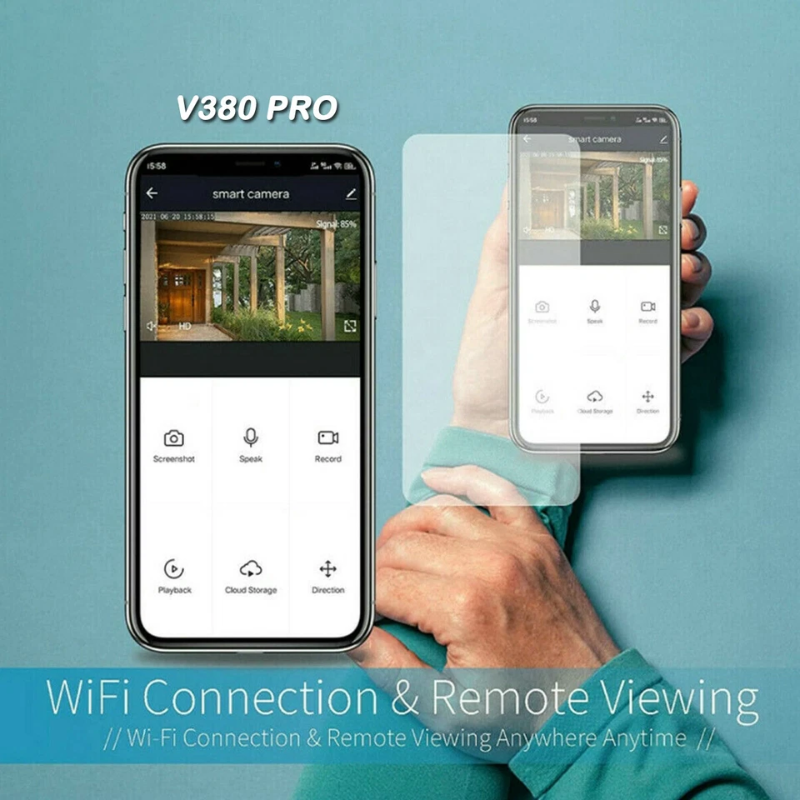 360° Panoramic Light Bulb WiFi Camera – 1080P HD Smart Home Security Cam with Night Vision & Motion Detection