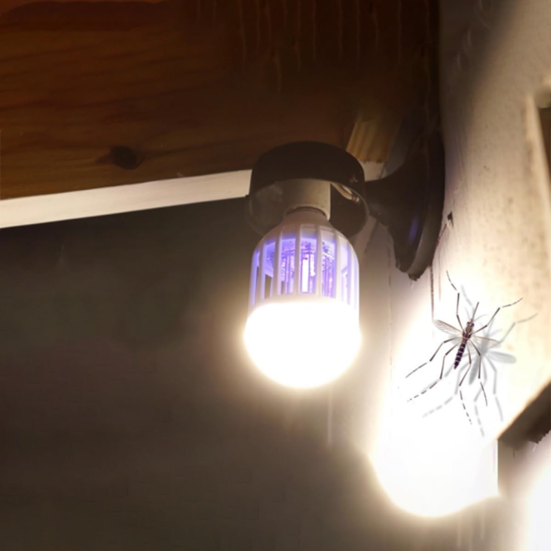 2-in-1 LED Mosquito Killer Lamp – Safe Indoor & Outdoor Fly & Insect Zapper | Non-Toxic & Chemical-Free