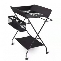 Multi-Function Baby Diaper Changing Table – Foldable & Portable Nursery Organizer with Safety Features | Adjustable Height & Storage