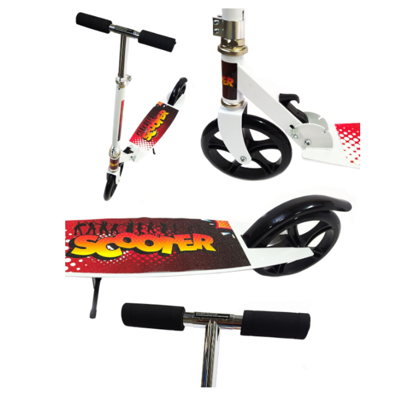Folding Aluminum Adult Kick Scooter – Big Wheels, Lightweight & Portable