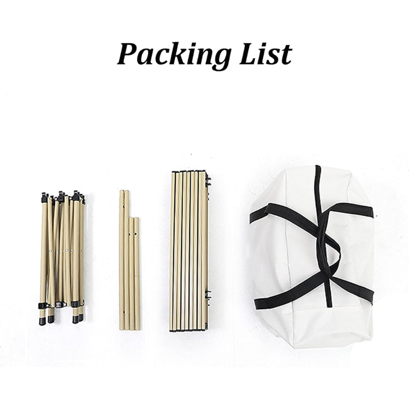 Folding Camping Table and Chair Set – Lightweight, Portable, Durable (4-in-1 Set, 36x36x31cm)