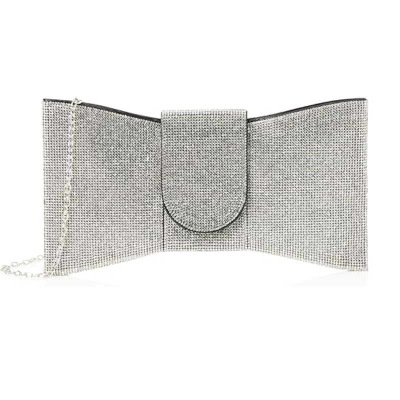 Glistening Bow Evening Purse – Sparkle with Sophistication