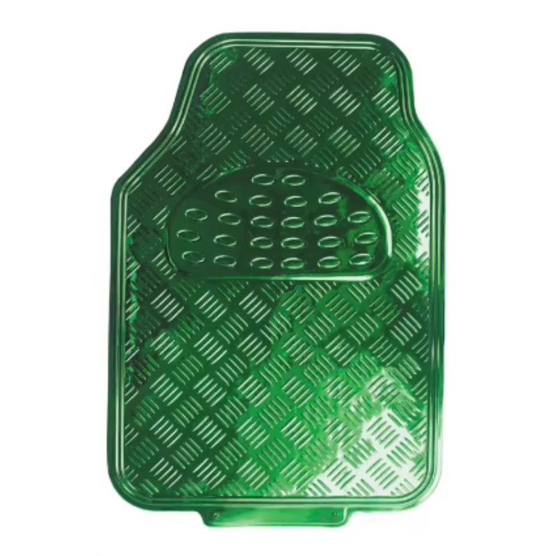 Aluminum Film Foot Pad (3025) - Anti-Slip Aluminum Foil Car Mats (4 Pieces)