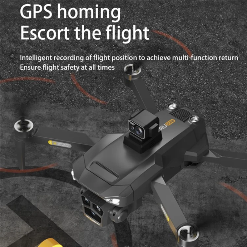 P20 4K GPS Drone with Laser Obstacle Avoidance – Brushless Quadcopter with Dual Batteries, 50x Zoom, and HD Aerial Camera