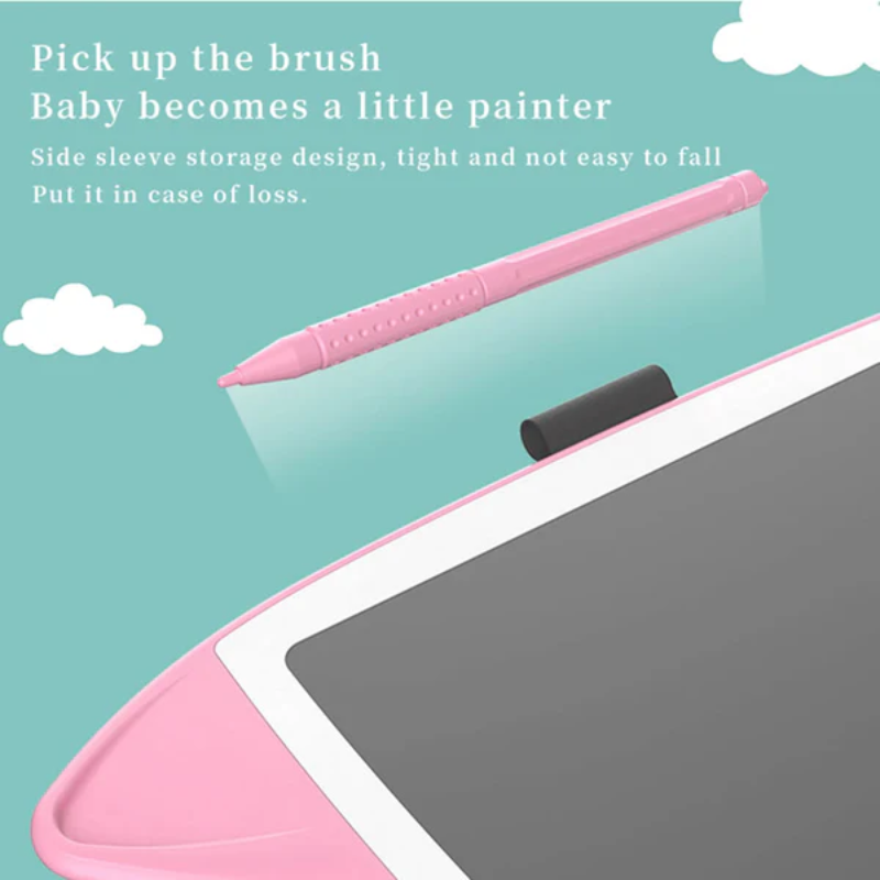 8-Inch LCD Smart Screen Drawing Tablet – Kitten Magic Board for Kids & Adults