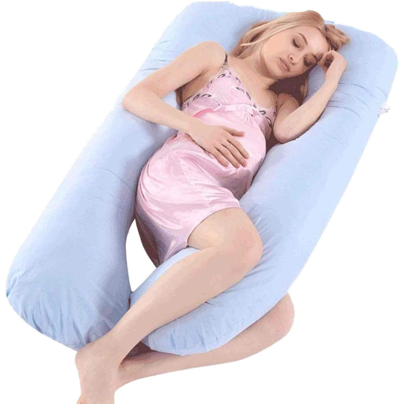 51'' U-Shaped Pregnancy Pillow - Ultimate Comfort & Support for Maternity Needs