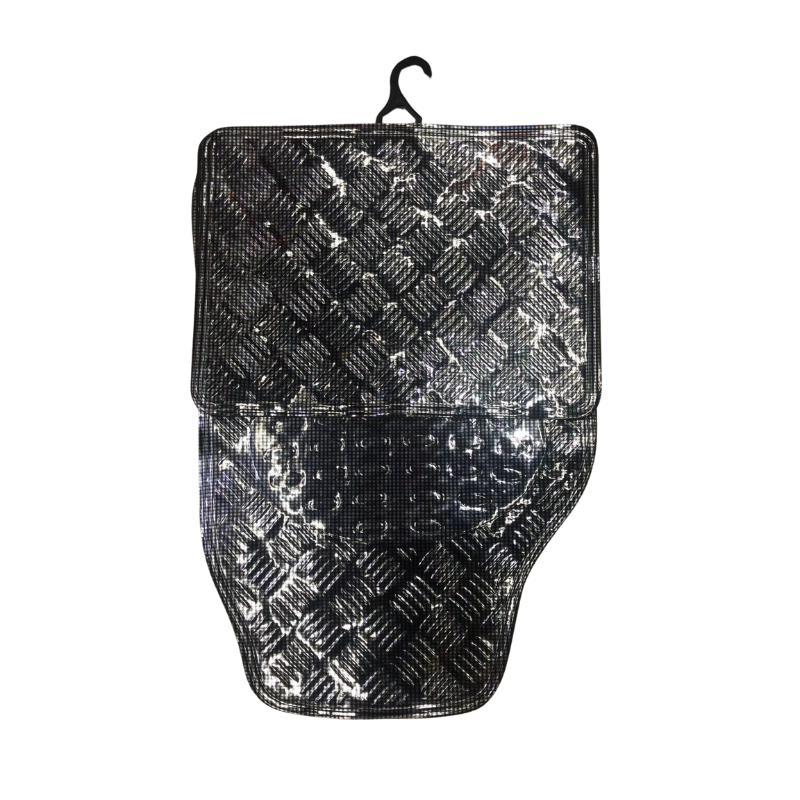 Aluminum Film Foot Pad (3025) - Anti-Slip Aluminum Foil Car Mats (4 Pieces)