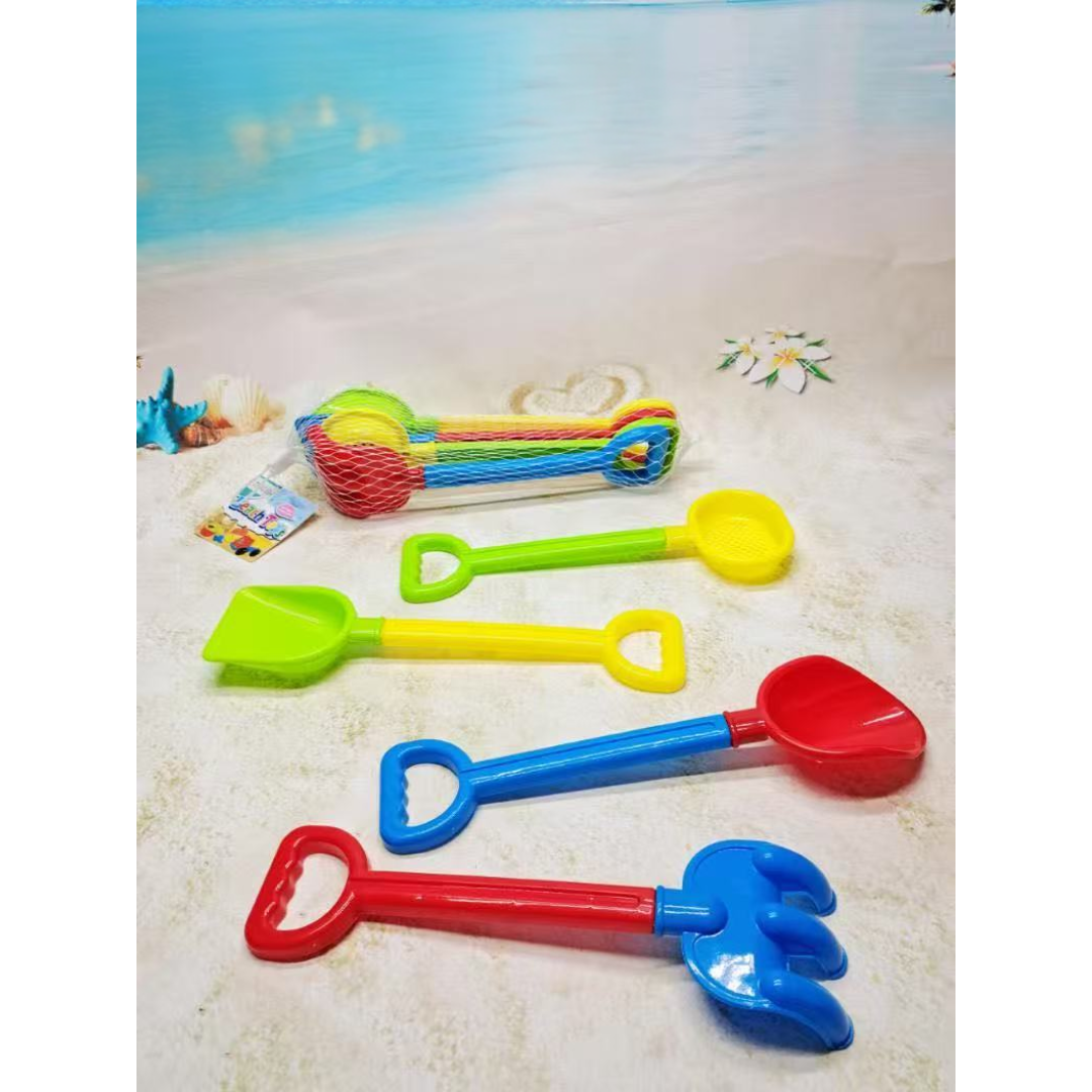 🏖️ Kids’ Beach Sand Toy Set – Shovel, Rake & Scoop Play Kit (Assorted Colors)