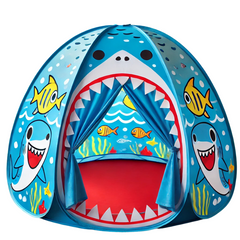 Blue Shark Pop-Up Tent for Kids – Fun, Portable, and Easy to Set Up!