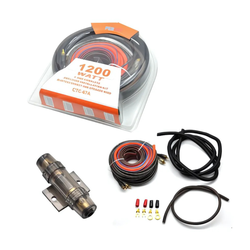 Cable Set for Car Amplifier – CTC-67A | Complete 1200W Wiring Kit