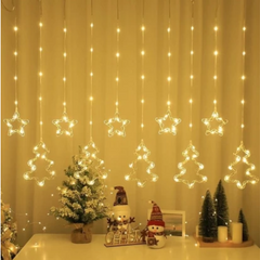 50 LED White Rice Fairy Lights – 17 cm Steady Bulb String Light (Pack of 1) – Indoor/Outdoor Decorative Curtain Lights for Christmas, Ramadan, Weddings & Parties