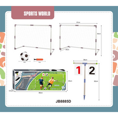 Kids Soccer Goal Set – Mini Football Net with Ball & Pump | Outdoor Sports Toy for Children