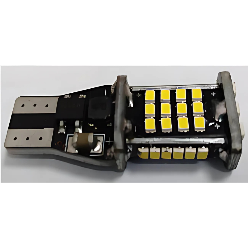 T15 2016 45SMD LED Bulb – Super Bright Canbus Error-Free Reverse Light (White, 12V)