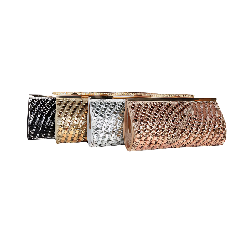 Luxury Crystal Evening Clutch Bag – Elegant Women's Handbag for Special Occasions