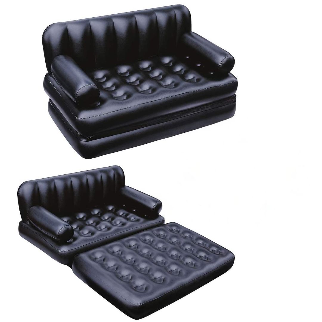 Multifunctional Single Size Inflatable Sofa with Air Pump – Ergonomic, Durable & Easy to Clean
